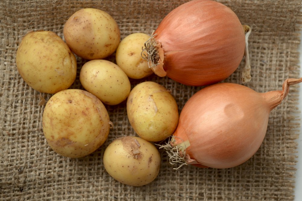 patatas y cebollas